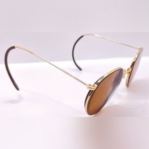 Vintage Art-Craft Gold Round Sunglasses Frames Only